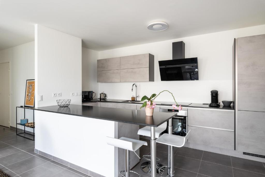 Appartement De Standing Avec Grande Terrasse 빌뢰르반 외부 사진